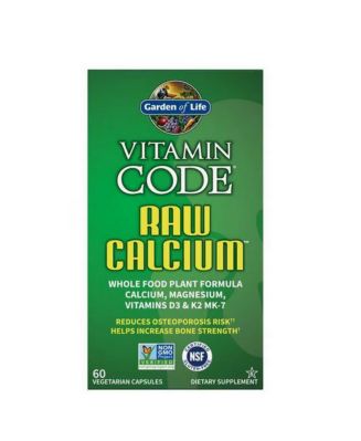 Garden of Life Vitamin Code ,Raw Calcium 60 Caps - Macy's