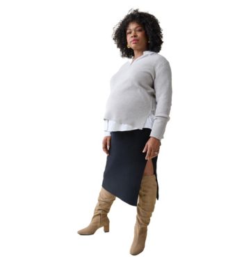 Maternity Ingrid + Isabel Side Zip Nursing Sweater