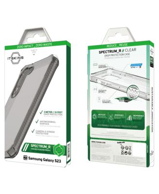 Spectrum_R Clear Case for Samsung Galaxy S23