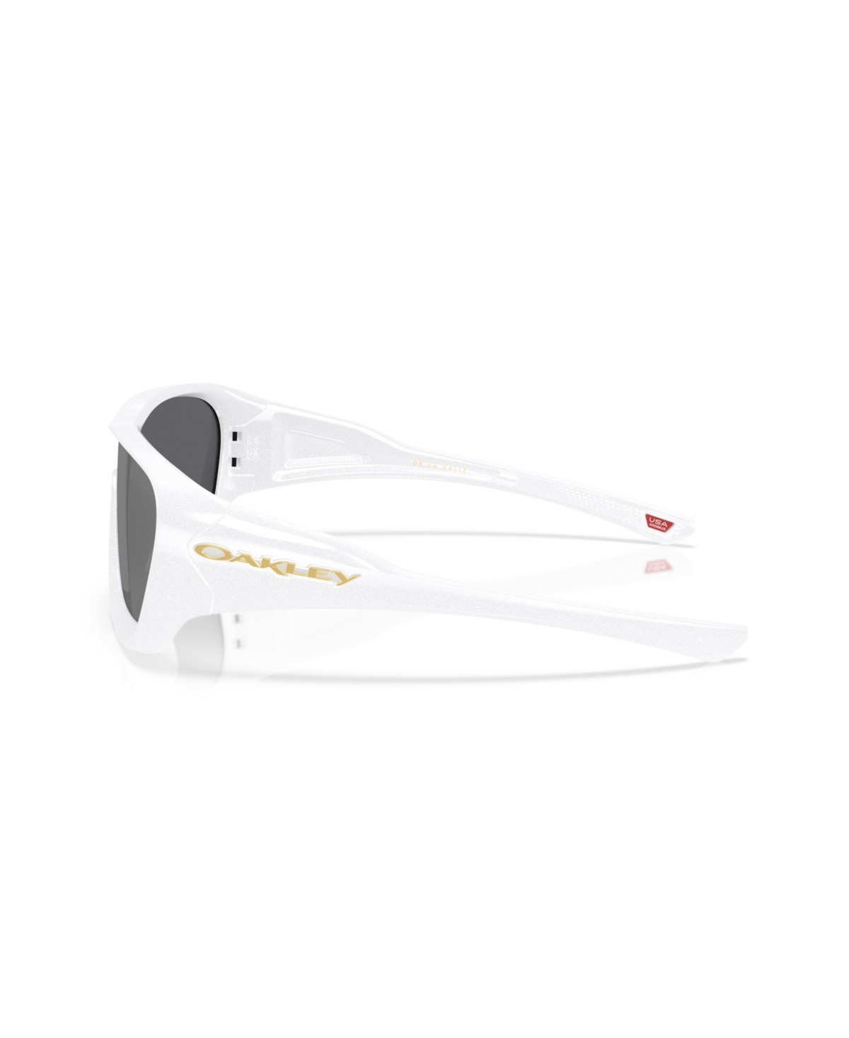 Oakley Full Rim Rectangular Sunglasses In White