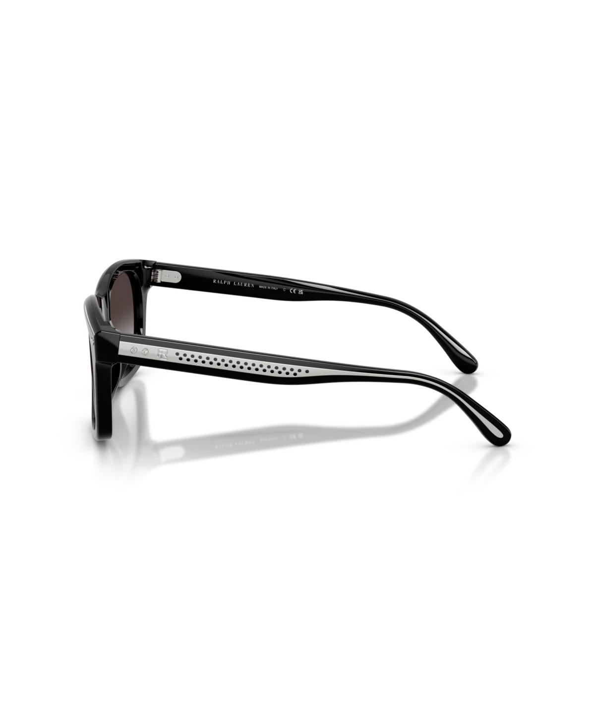 Ralph Lauren Automotive Square Sunglasses In Black