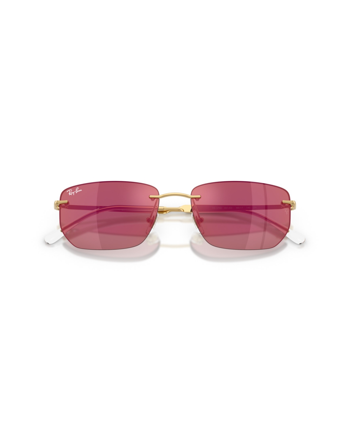 Ray Ban Unisex Geometric Sunglasses, Rb3768 In Pink