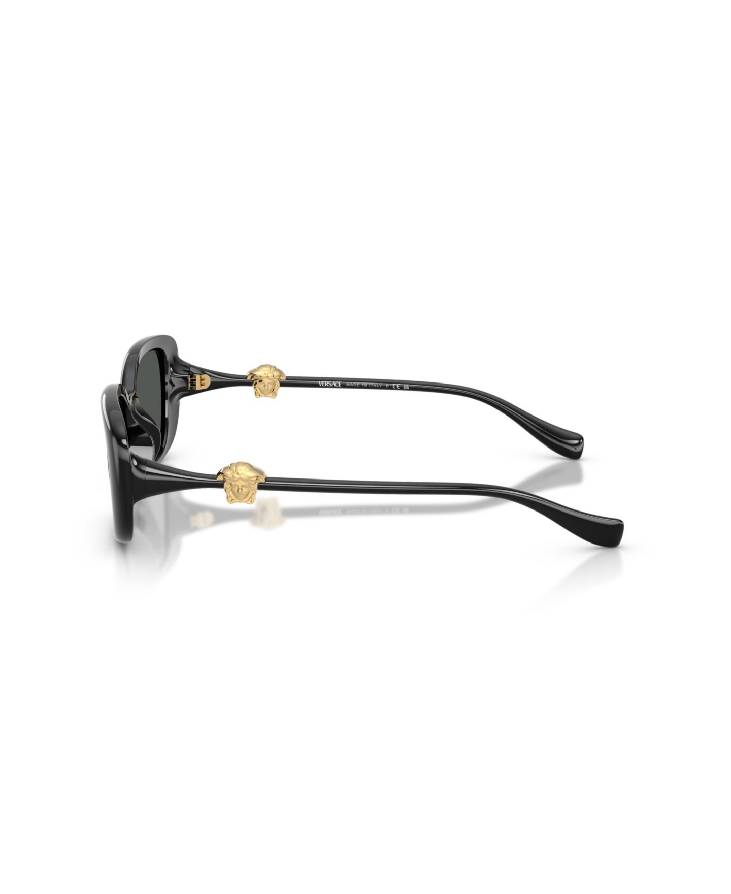 Женские солнцезащитные очки Versace Sunglasses, VE4504D, цвет: Чёрный — фото 3