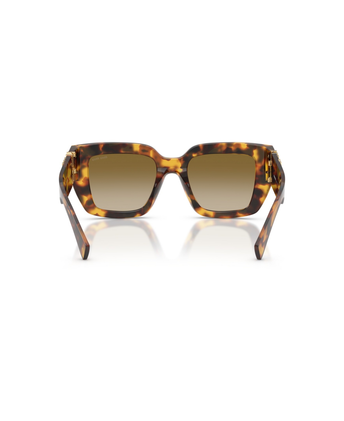 Miu Miu Women's Square Sunglasses, Mu B05s In Brown