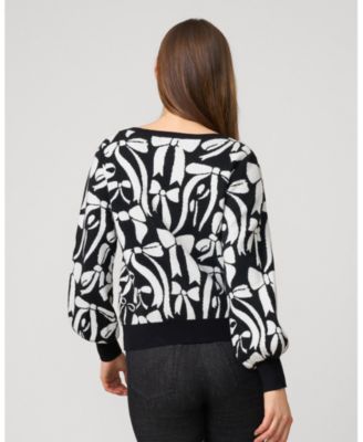 Women's Bow Boatneck Sweater