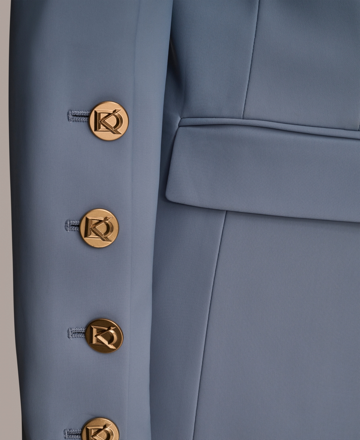 Donna Karan New York Women's Button Long Sleeve Blazer