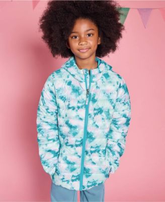 Girls FeatherFree Insulated Hooded Packable Jacket
