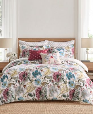 Home Angelica Reversible 3-Pc. Duvet Cover Set, King/California King