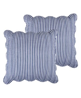 Martha Stripe 2-Pc. Sham Set, European