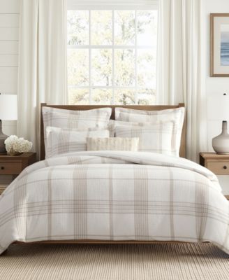 Home Waffle Plaid 2-Pc. Sham Set, European