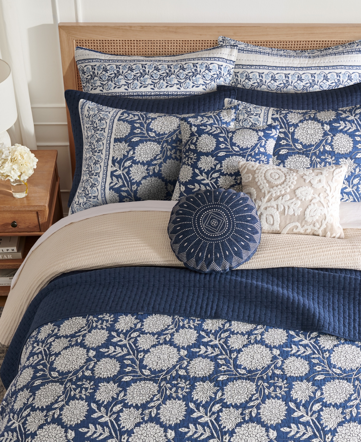 Levtex Adare Reversible 2-pc. Quilt Set, Twin/twin Xl In Blue