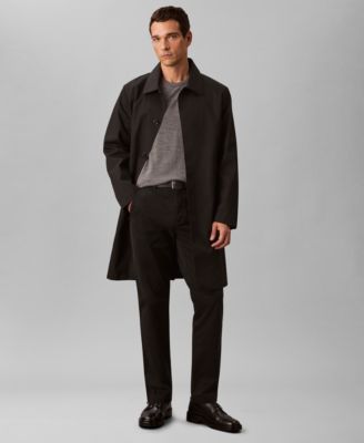 Men's Merino Wool Blend Crewneck Sweater