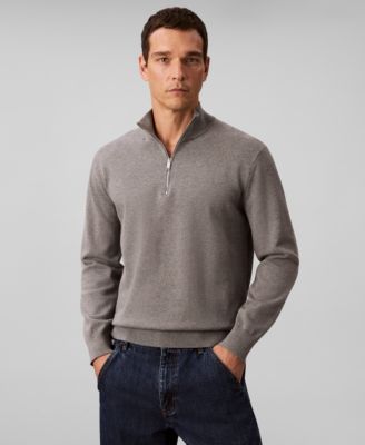 Calvin Klein - Men's Quarter Zip Classic Fit Sweater