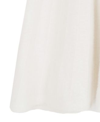 Girls' 7-16 Long-Sleeves Pleated Sweater Dress