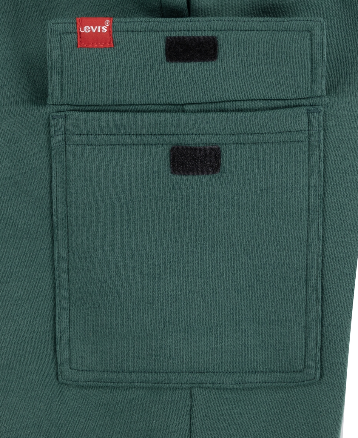 Levi's Big Boys Knit Cargo Fleece Jogger In Green