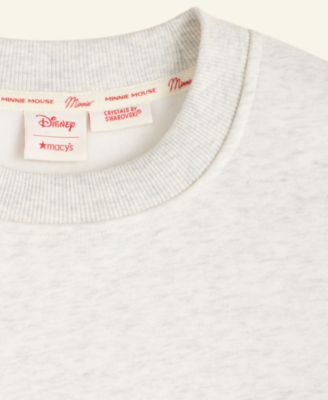 Women's Minnie Mouse Sweatshirt Embellished with Crystals by Swarovski&reg;, Macy's Exclusive