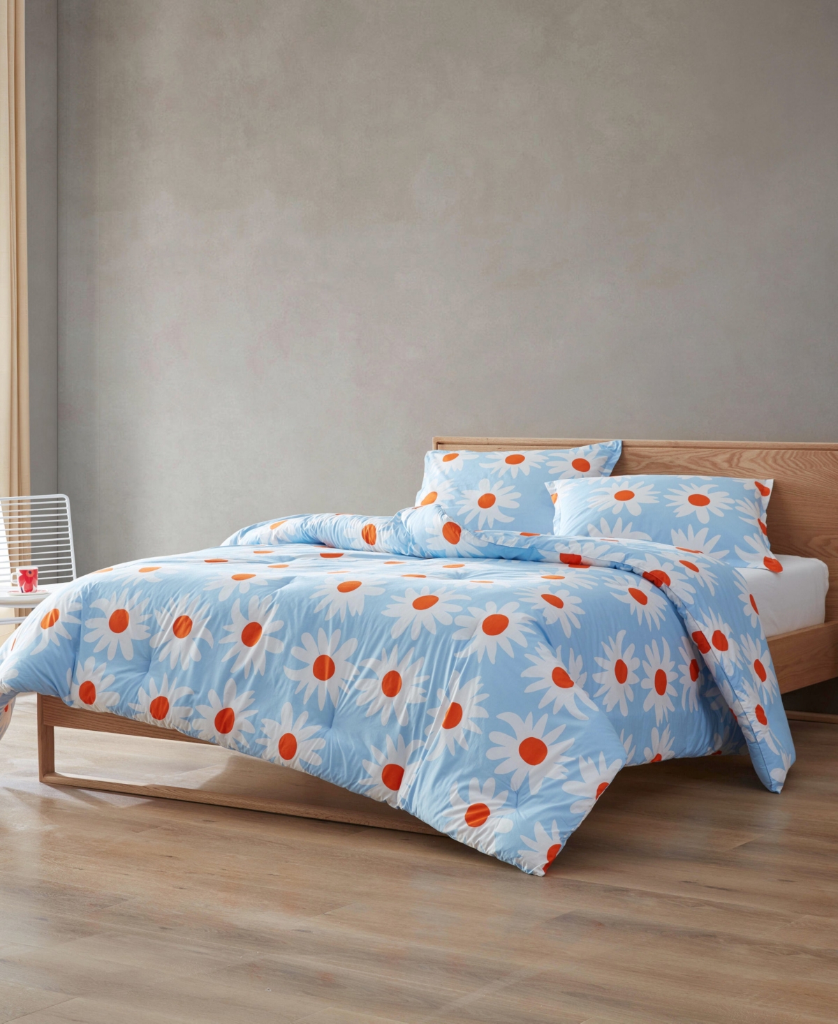 Marimekko Rakastaa Ei Rakasta Cotton 3-pc. Duvet Cover Set, King In Blue