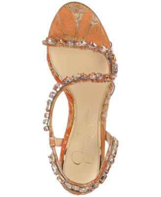 Women's Jaycin Barely-There Rhinestone Evening Sandals