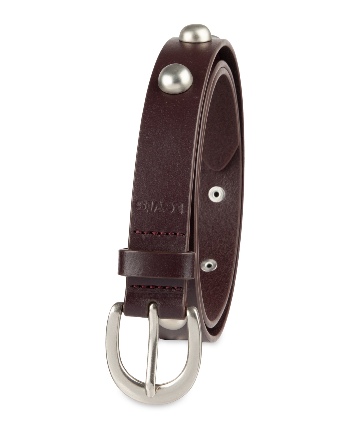Levi's Skinny Leather Belt In Brown