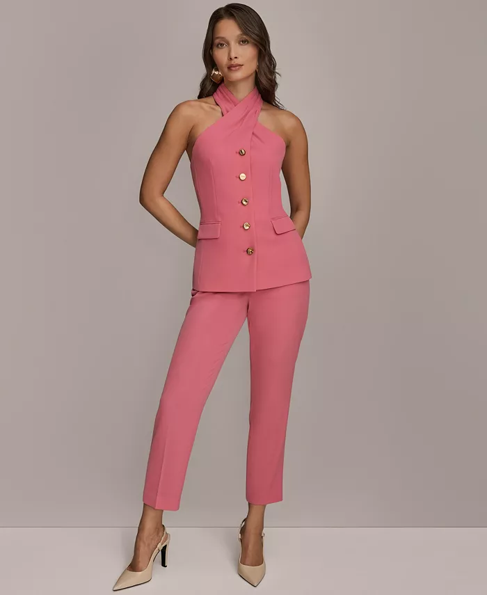 Women's Halter Neck Vest Jacket - thumbnail 7