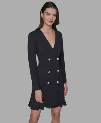 Women's Double-Breasted Jacket Dress