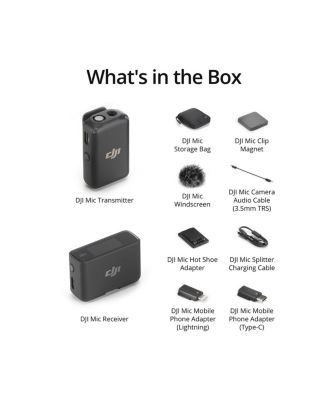 Mic 2.4GHz Compact Digital Wireless Microphone System/Recorder for Camera & Smartphone