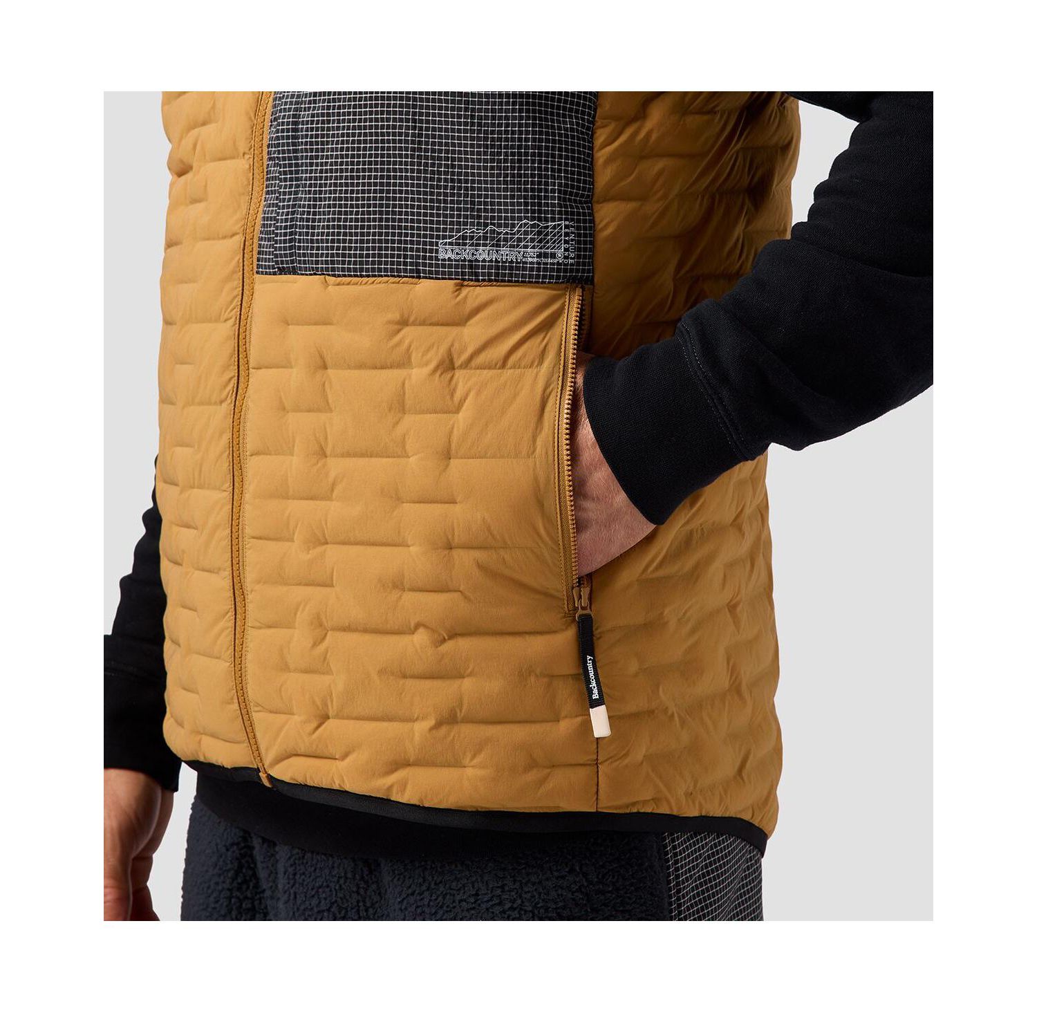 Men's Peale Primaloft Stitch-Free Baffle Stretch Vest