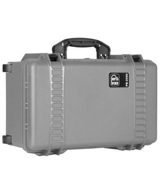 PB-2550DSLRP Wheeled Hard Case with Premium Divider Kit, Silver Platinum