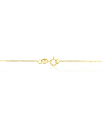 Pink Pearl Round Bead Bracelet 14K Gold