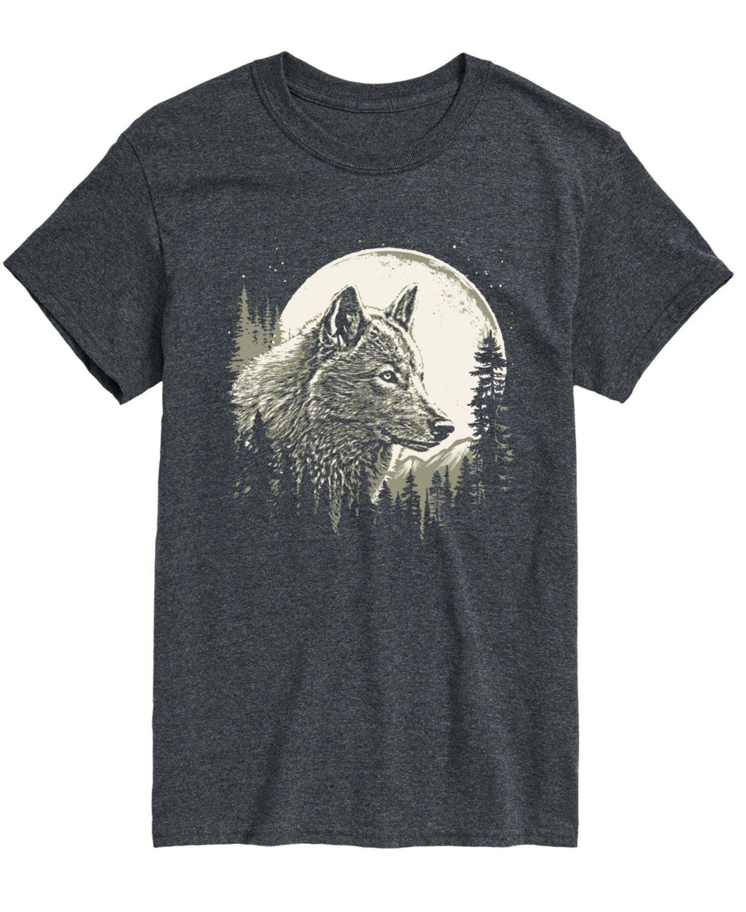 Men's Stunning Wolf Design Short-Sleeve T-Shirt