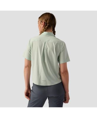 Women's Slickrock Short-Sleeve Button-Up Jersey Mountain Bike Top