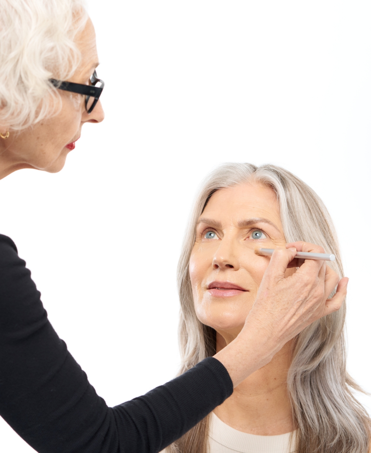 Rms Beauty Skin-to-skin Concealer Brush In Transparent
