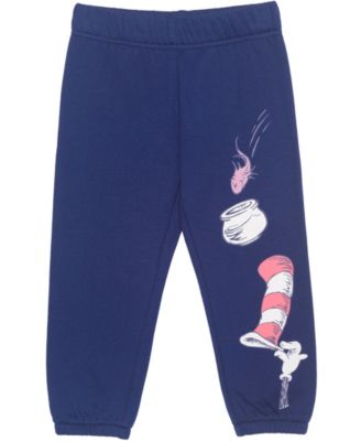 Boys' Toddler 2T-5T Cat in the Hat Printed T-Shirt, Short-Sleeve T-Shirt and Joggers, 3-Piece Set