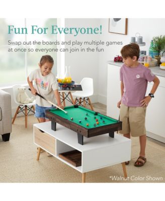 11-in-1 Kids Combo Game Set w/ Ping Pong, Foosball, Air Hockey, 5 Accessory Bags