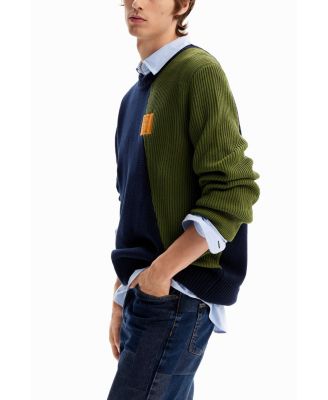 Men's Two-tone combination jumper