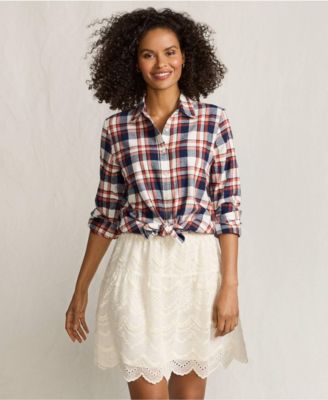 Women's Flannel Boyfriend Long Sleeve Shirt