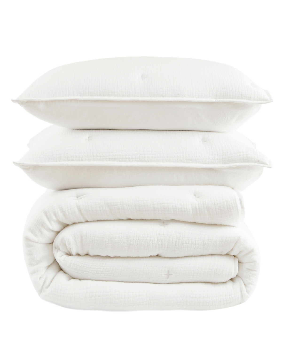 Harbor House Breeze Cotton Embroidered 3-pc. Quilt Set, Full/queen In White