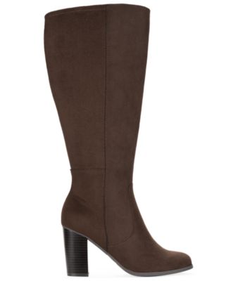 Women's Addyy Knee High Wide Calf Dress Boots, Created for Macy's