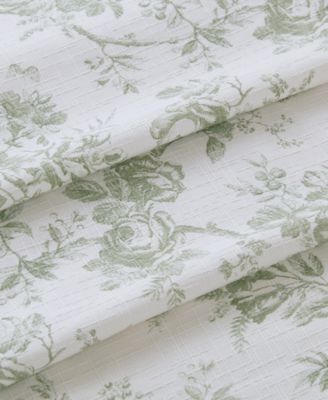 Walled Garden Tonal Floral Shower Curtain, 72" x 72"