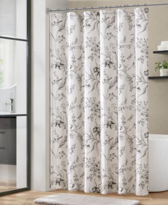 Branch Toile Vintage Floral Shower Curtain, 72" x 84"
