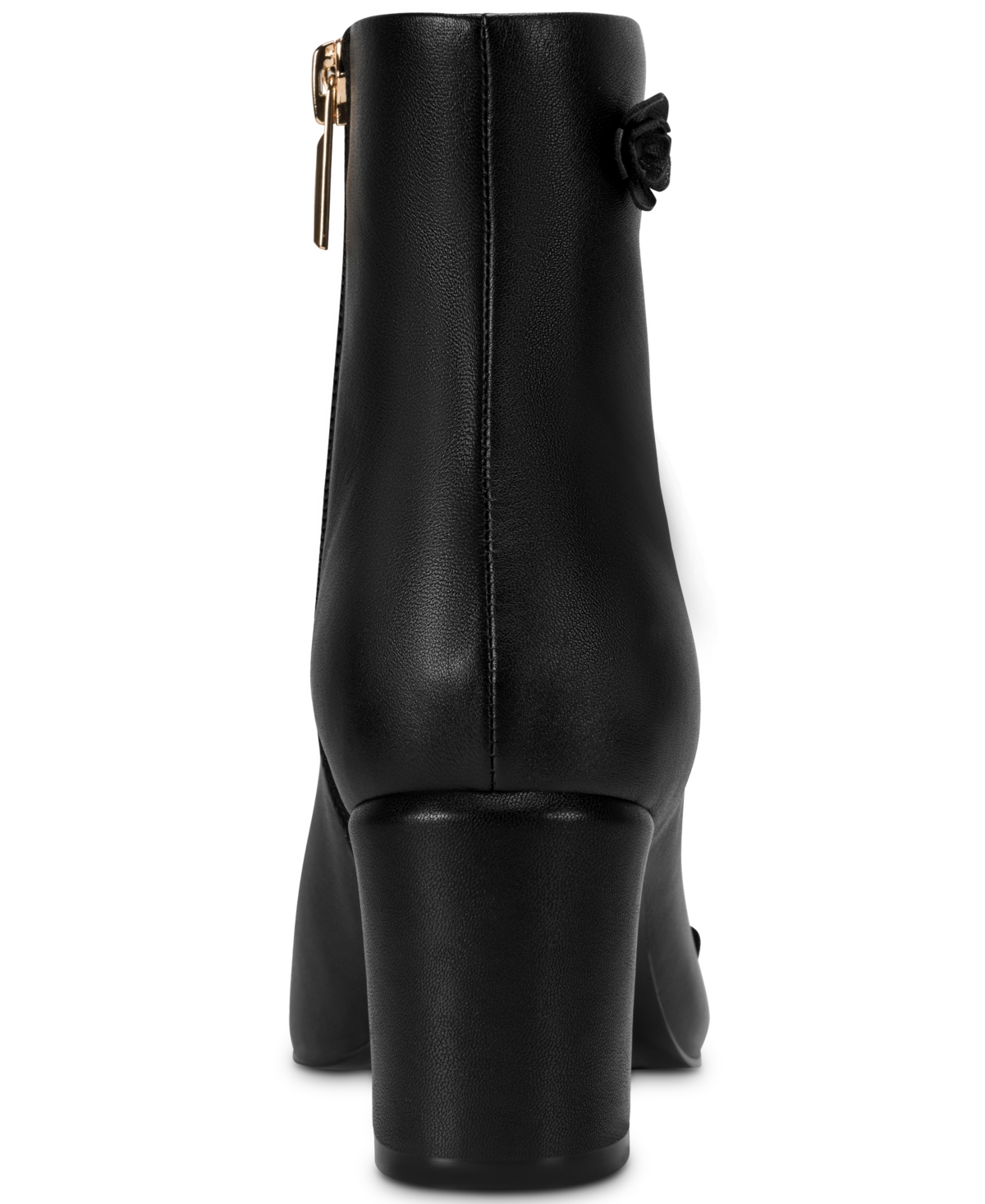 Karl Lagerfeld Dalyn Fleur Booties In Black