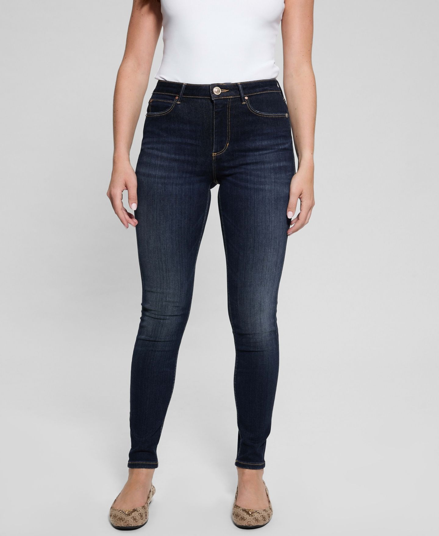 Женские джинсы GUESS 1981 Skinny Power High-Rise, цвет: Symphony — фото 1