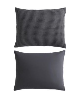 Solid Waffle 3-Pc. Duvet Cover Set, Full/Queen