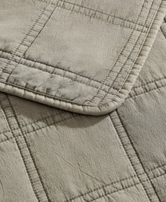 Solid Stonewashed 3-Pc. Quilt Set, Full/Queen