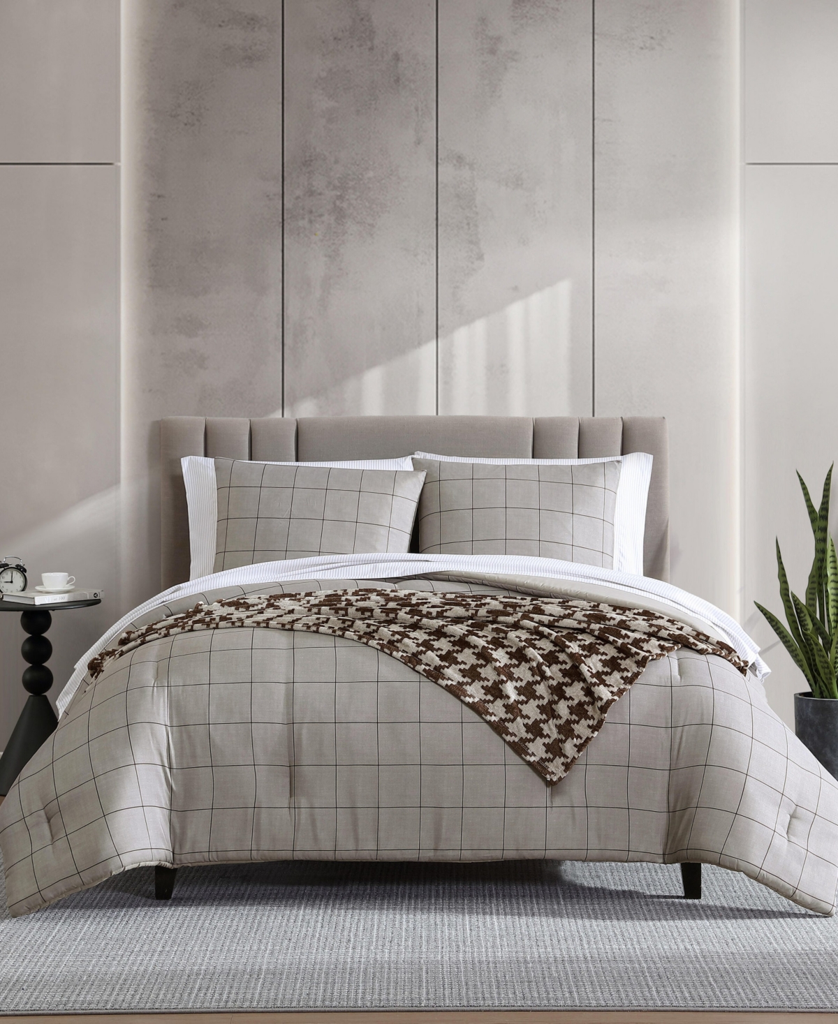 Kenneth Cole New York Holden Grid 8-Pc. Comforter Set