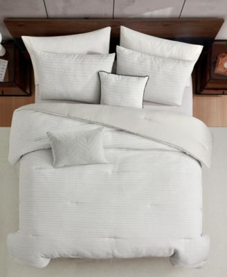 Embossed Waffle 5-Pc. Comforter Set, Full/Queen