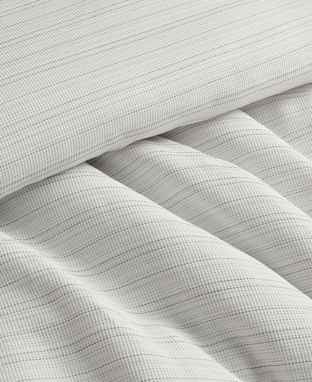Kenneth Cole New York Embossed Waffle -Pc. Comforter Set