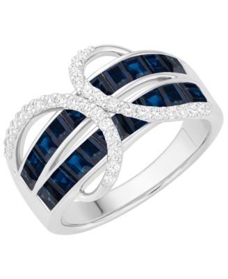 Emerald (1-3/4 ct. t.w.) and Diamond (1/3 ct. t.w.) Ring in 14k Gold (also in 14k White Gold Sapphire & 14k Gold Ruby)