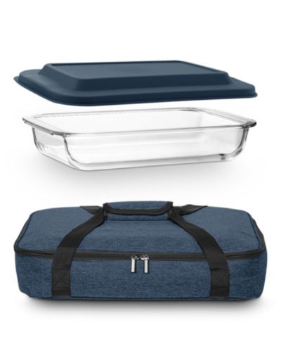 Art & Cook Glass 3-Piece Bake and Take Set