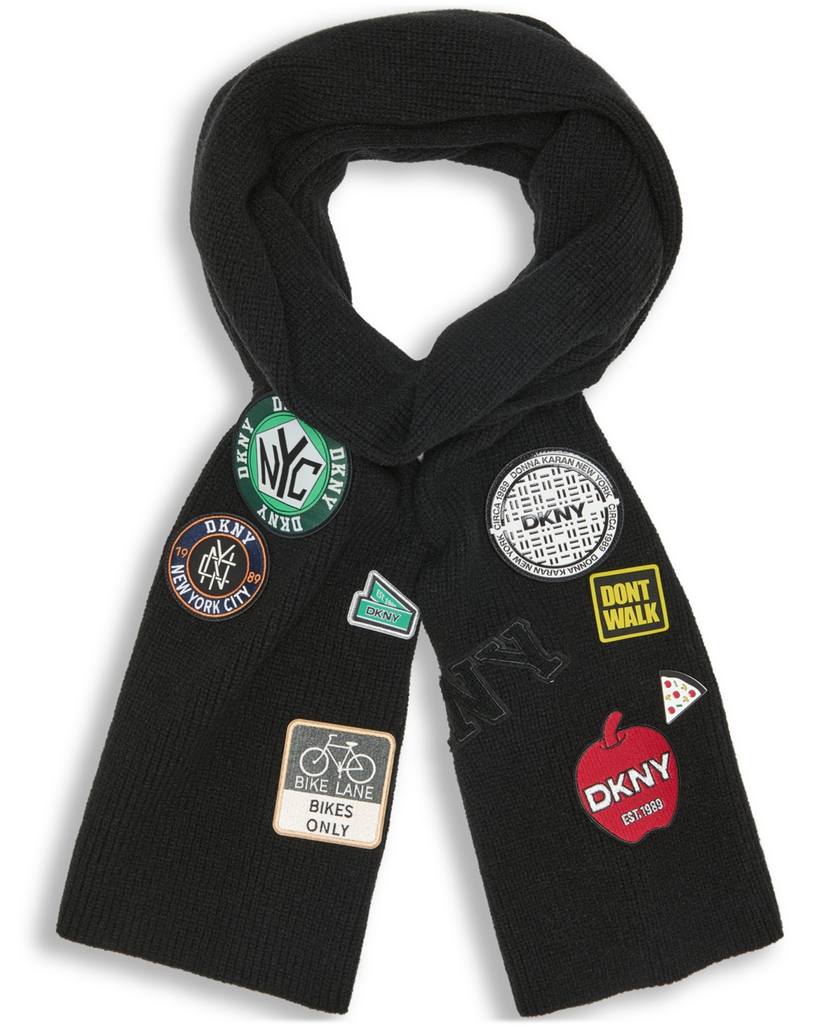 Dkny Women's Nyc Patches Scarf